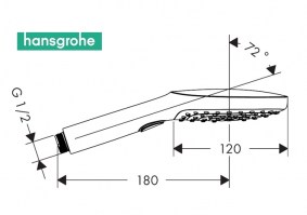 TELEDUCHA RAINDANCE HANSGROHE